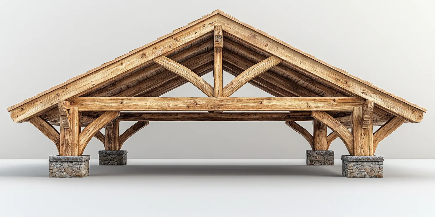 Drewniane wiązary dachowe