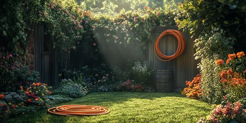 Jak zrobić wieszak na wąż ogrodowy?